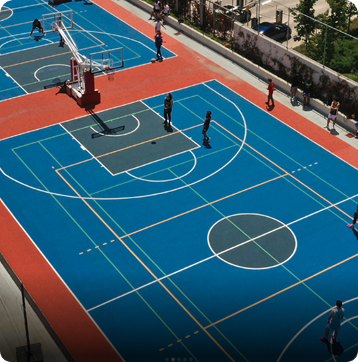 Multideporte: Basquetbol, Voleibol y Tenis