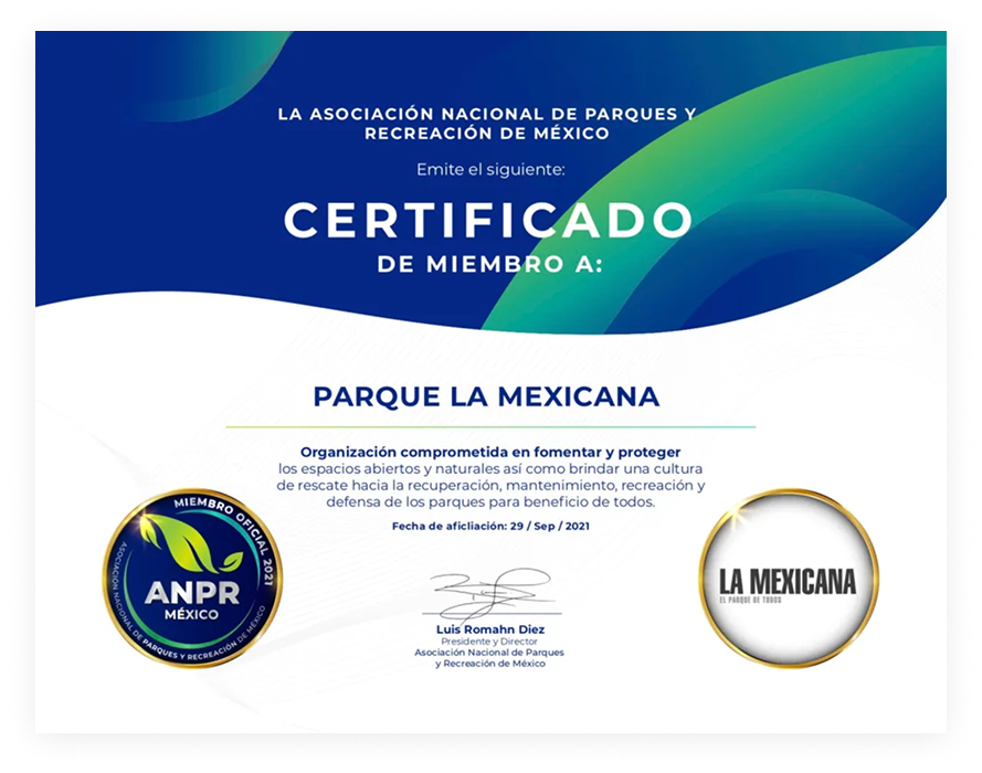 Premios y membresías: ANPR